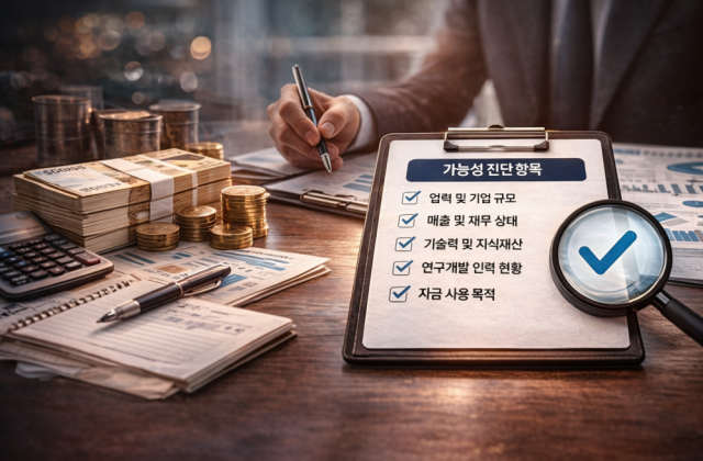 정책자금, R&D 아무나 되는 거 아닙니다… 우리 회사 가능성부터 먼저 확인하세요